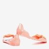 Coral ballerinas with bow Orynea - Footwear