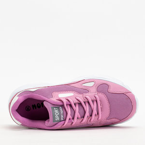 Dark pink women's sports shoes Terisana - Footwear