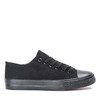 Essien Black Fabric Women's Sneakers - Footwear