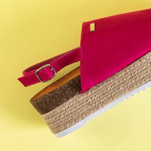 Fuchsia women's platform sandals Kirala- Footwear
