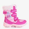 Girls 'fuchsia snow boots with Gilma print - Footwear