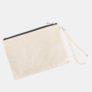 Gold glitter cosmetic bag - Accessories