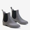 Gray matt women's Fuda rain boots - Footwear 1