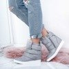 Gray sneakers on an indoor wedge My Little Love - Footwear
