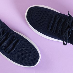 Graziella navy blue women's sports shoes - Footwear