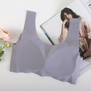 Grey seamless women's bra - Underwear