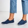 Julieta navy blue slip-on sneakers for women - Footwear