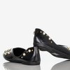 Ladies 'black ballerinas with Bustsa pearls - Footwear