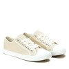 Light beige lace-up sneakers Dormea - Shoes 1