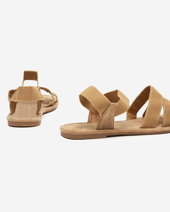 Light brown women's sandals Stalia - Shoes