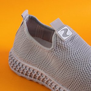 Light gray slip on Nandina sports shoes - Footwear