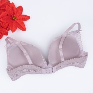 Light pink padded lace bra - Underwear