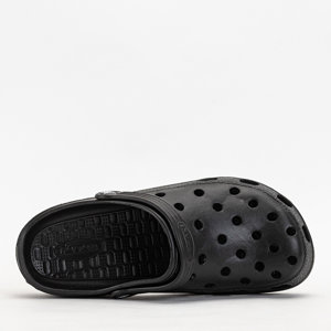 Men's black pool flip-flops clogs Brolen - Footwear