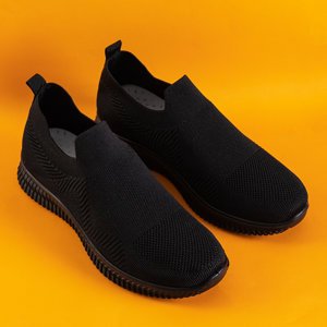 Men's black sports slip on Zbis - Footwear