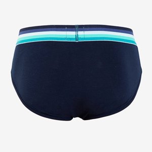 Men's navy blue panties, briefs - Underwear