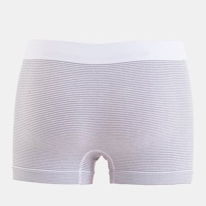 Men's white striped boxer shorts - Underwear