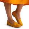 Mustard women's loafers Selbis - Shoes