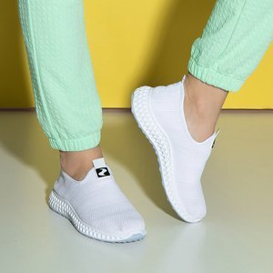 Nandina white slip on trainers - Footwear