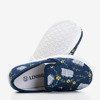 Navy blue children's slip - on sneakers Inga - Footwear
