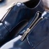 Navy blue low-heeled shoes Losientos - Footwear