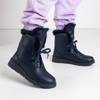 Navy blue snow boots with fur Cool Breeze - Footwear