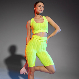 Neon green women's sports set - Clothing