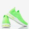Neon green women's sports slip shoes - on Brighta - Footwear