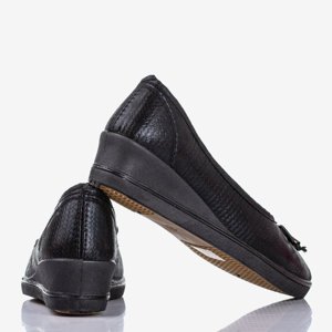 OUTLET Black ballerinas on the wedge Moriah - Shoes