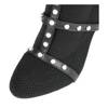OUTLET Black boots with a decorated Lourdett upper - Footwear