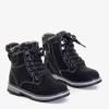 OUTLET Black boys' insulated boots Vadik - Footwear