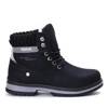 OUTLET Black insulated hiking boots Delia - Footwear
