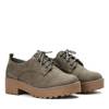 OUTLET Busento green oxford shoes - Footwear