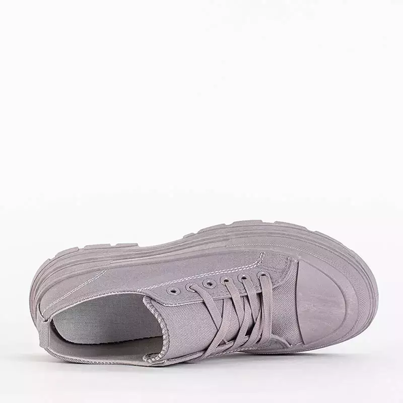 OUTLET Gray women's sports shoes Isidu - Footwear