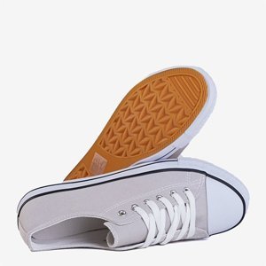 OUTLET Light gray men's Ronot sneakers - Footwear