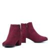OUTLET Maroon boots on the Lina-Footwear post