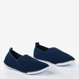 OUTLET Maywood navy blue slip-on sneakers for women - Footwear