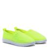 OUTLET Neonowo-yellow slip on Marion- Shoes