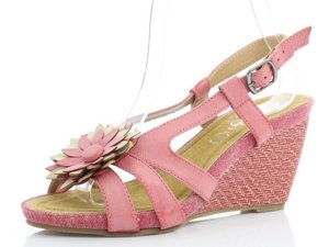 OUTLET Pink Floggina wedge sandals - Shoes