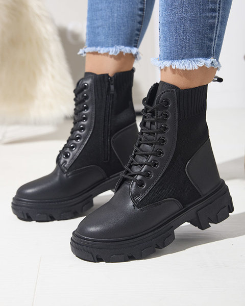 OUTLET Women's black bagger boots Sartafo- Footwear