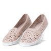 Openwork children's slip on light pink Molien - Footwear