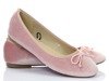 Pink Batari eco-suede ballerinas - Footwear