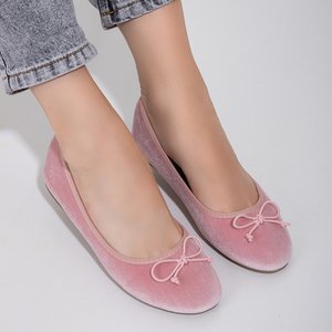 Pink Batari eco-suede ballerinas - Footwear
