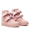 Pink Eleanor wedge sneakers - Footwear