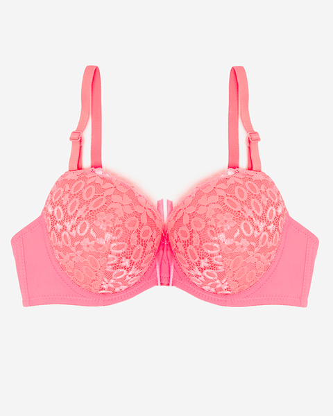 Pink Neon Women's Push-up Bra - Underwear