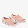 Pink Scalinnea tied oxford shoes - Footwear