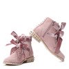 Pink bags with Paisley studs - Footwear