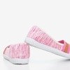 Pink slip - on sneakers with stripes Arimida - Footwear