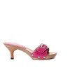 Pink slippers on a Della heel - Footwear