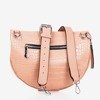 Pink small kidney bag with animal embossing - Handbags 1