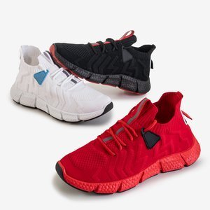 Puerto red men's sports shoes - footwear